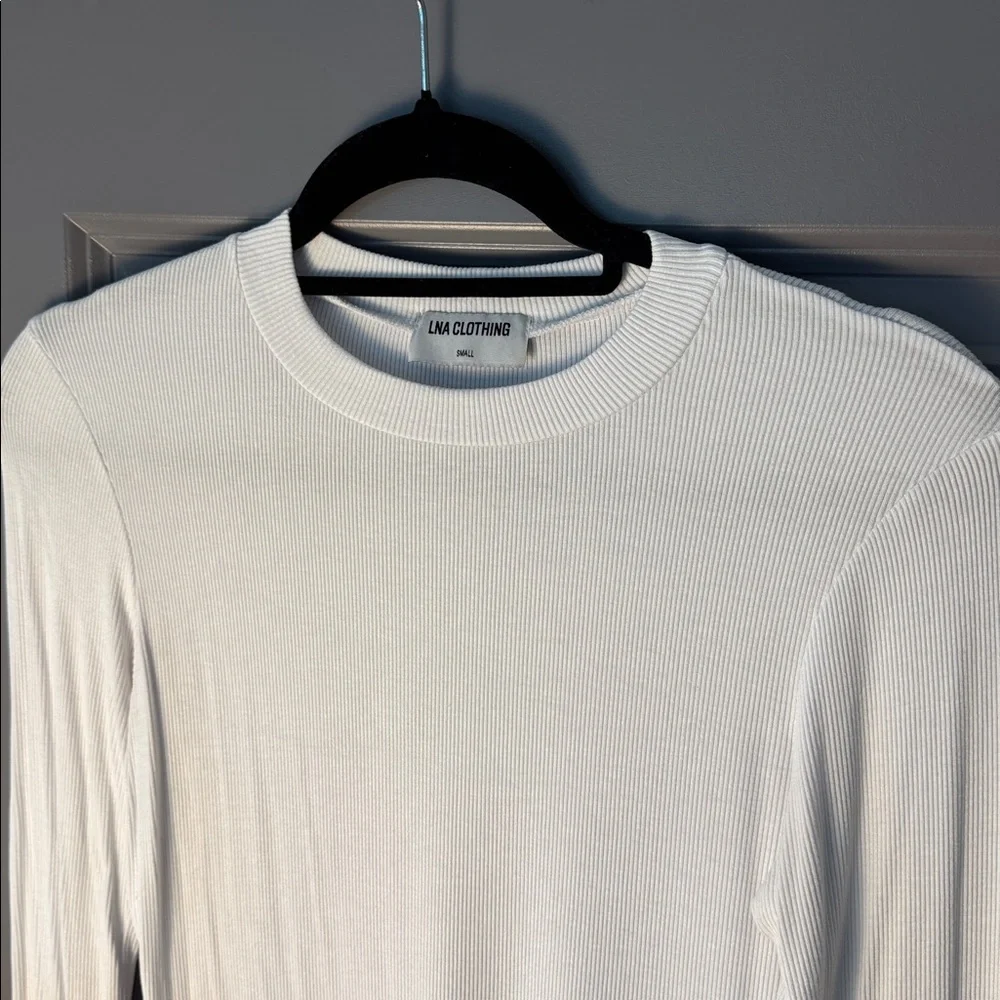 LNA Rilo Rib Long Sleeve Top - Picture 5 of 6